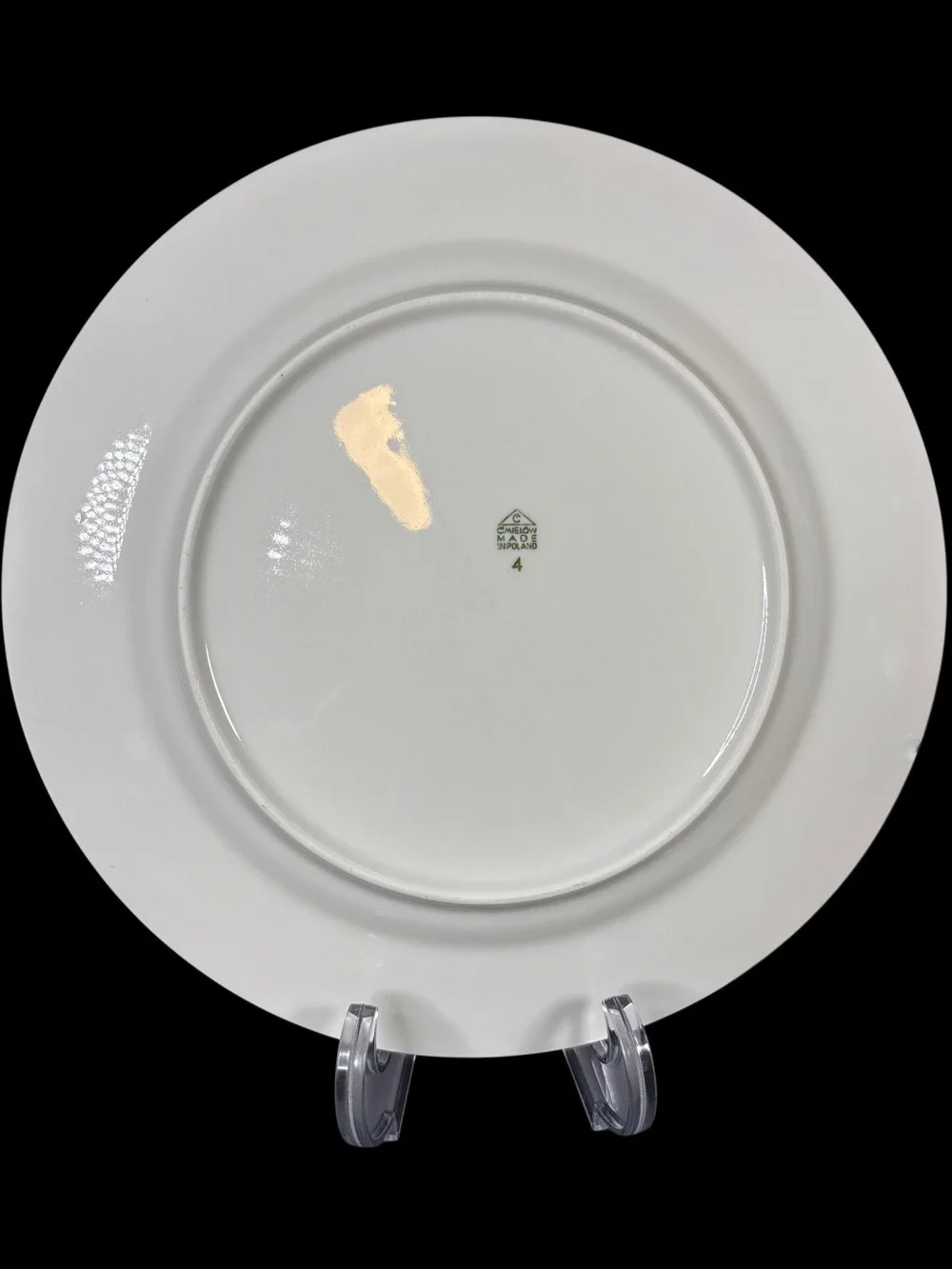 Ćmielów vintage porcelain dinner plate set of 3